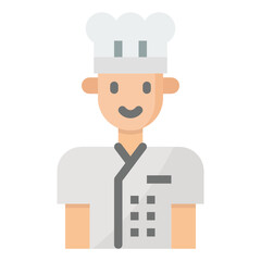 chef flat icon