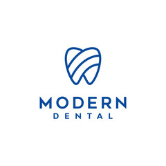 modern Dental Logo Design Vector
