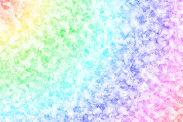 虹色の光が反射した水面のイメージテクスチャ