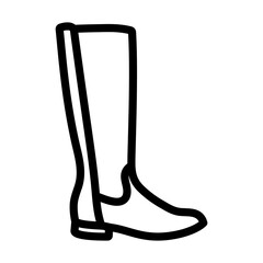 Autumn Woman Boot Icon