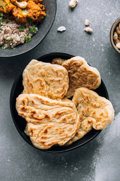Homemade naan