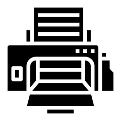 printer glyph icon