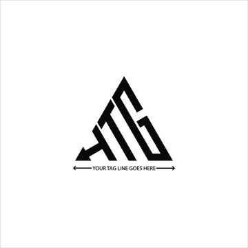 H T G letter logo creative design. H T G unique design