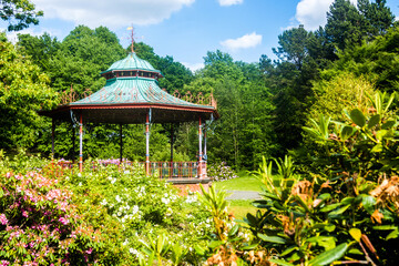 Sefton Park Band Stand, Liverpool, UK.