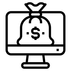 Money Bag line icon