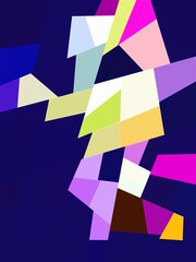 Graphical Abstract Painting Art Background Texture,Abstract Colorful Geometrical Artwork Poster,Modern Conceptual Art,Synthwave Aesthetic Vaporwave Poster Print,3D Rendering,
3D Illustration