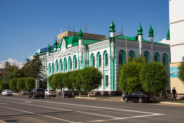 Uralsk, Kazakhstan (Qazaqstan), 10.06.2021: West Kazakhstan Museum of History and Local Lore