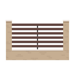 Wall fence vector. railing vector. wallpaper. free space for text. copy space.  fence vector.
