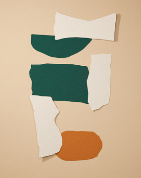 Paper cut composition