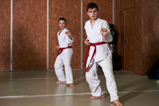 Taekwondo class