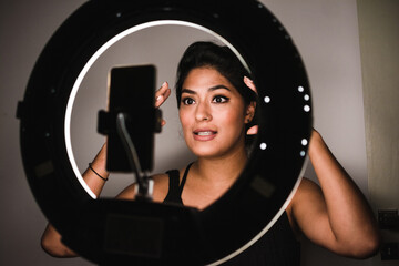 Make up artist teaching with passion