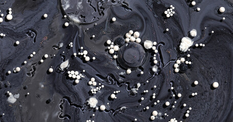 Beautiful acrylic color abstract background. Colored marble mixed ink abstraction.