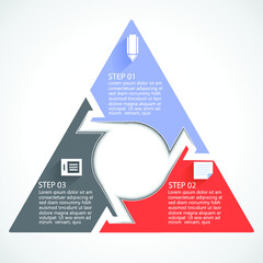 Design for business data visualization, cover layout and infographic