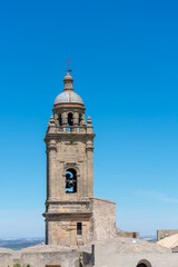 Fototapeta na wymiar Church of Santa María la Mayor la Coronada in Medina Sidonia, in the province of Cadiz. Andalusia. Spain. Europe. 