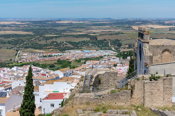 Obraz premium Church of Santa María la Mayor la Coronada in Medina Sidonia, in the province of Cadiz. Andalusia. Spain. Europe. 