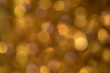Yellow abstract defocus background bokeh light circles