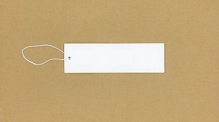 white tag label