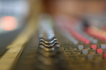 Mix Table Sound bokeh