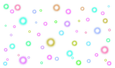 Colorful orb pattern