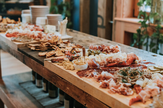 Delicious Charcuterie Board at Wedding Recpetion