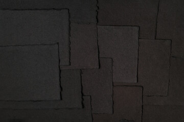 BLack layered paper