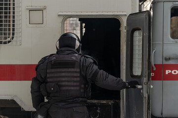 Russian SWAT policeman