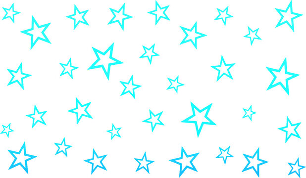 Blue star ring pattern