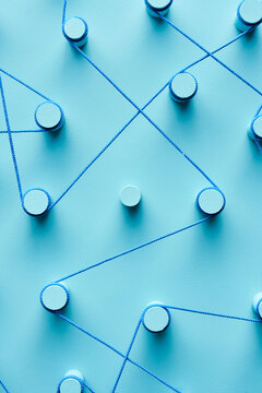 Blue peg excluded from network connections