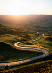 Mam Tor Famous S bend road