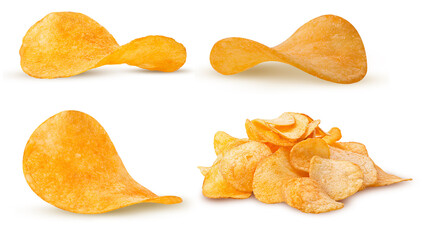 Set potato chips