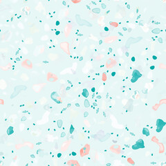 Terrazzo Texture Vector. Flooring Seamless Pattern