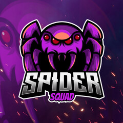 Spider Mascot Logo