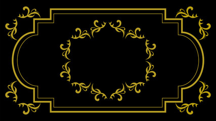  wall-mounted carpet.gold pattern.Wallpaper for decoration. Background for decoration. Title page. Home page. Registration for books or certificates. Vintage-style wine label.Antique cover or parchmen