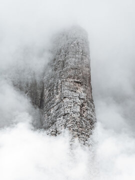 Textured Bright Mountain Wall