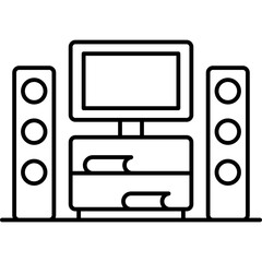 Home cinema icon