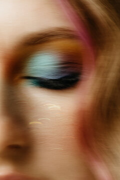 Glitter makeup
