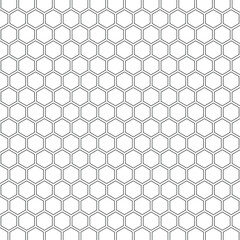 hexagon background, pattern. Technology or science concept. Abstract honeycomb background. Vector illustration