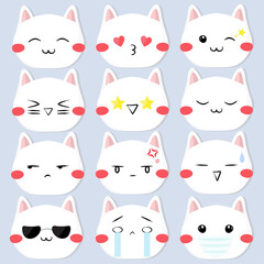 Cute cat emojis