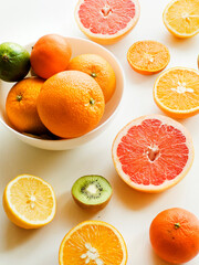 Fresh citrus fruits