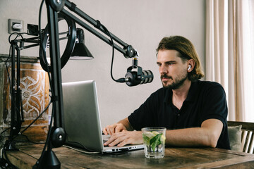 Portrait of Digital Nomad at Work