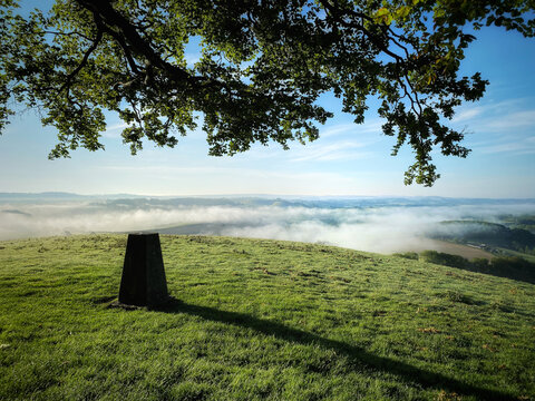 Hilltop at dawn