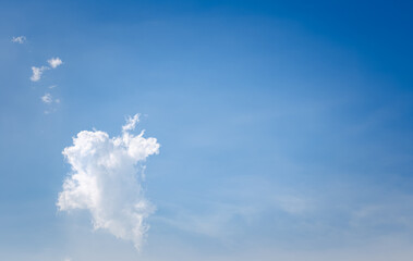 textured of cloud on blue sky