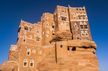 dar al-hajar former royal palace  in Yemen