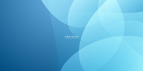 Blue abstract background with circles and lights. Modern blue abstract business art background with wave lights. Abstract background with dynamic effect. Motion vector Illustration. Trendy gradients.