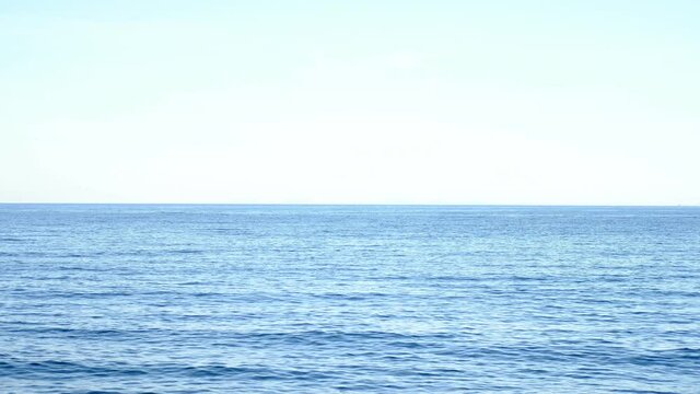 blue sea and sunny sky in the coastal area of Beppu city, Oita, Japan