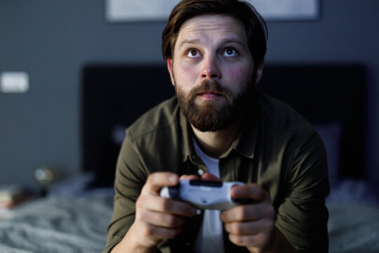 Man with gamepad 