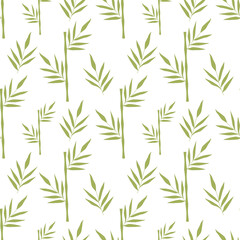 The floral pattern in the botanical motifs is scattered randomly. Seamless vector texture. For fashionable prints. Print in a hand-drawn style on a white background, vector