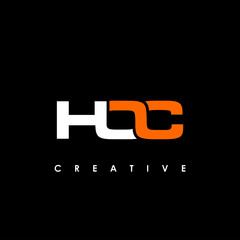 HOC Letter Initial Logo Design Template Vector Illustration