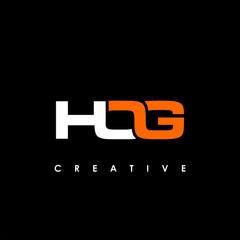 HOG Letter Initial Logo Design Template Vector Illustration