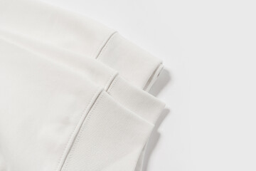 White cotton sweatshirt fabric texture